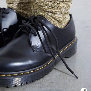 Dr. Martens Black 1461 Bex Platform Oxford Loafers - 7